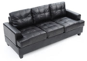 Glory Furniture Sandridge Black PU Sofa