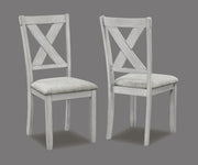 Crown Mark Clara Drift Wood 5pc Dinette Set