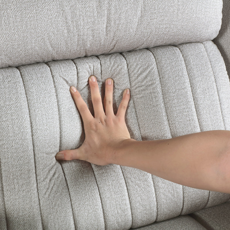 Home Elegance Brennen Gray Power Double Reclining Love Seat with Console