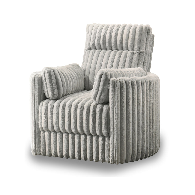 New Classic Furniture Embrace Gray Swivel Accent Chair