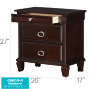 Glory Furniture Triton Cappuccino Nightstand