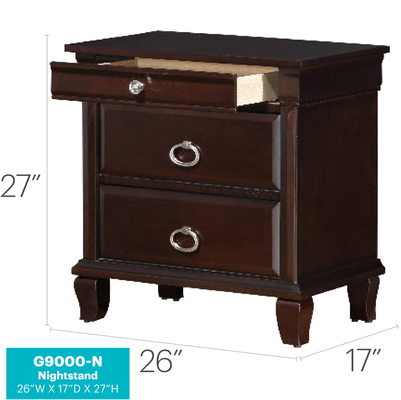 Glory Furniture Triton Cappuccino Nightstand