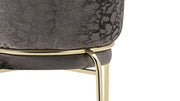 Galaxy Home Onyx Black Gold Chairs
