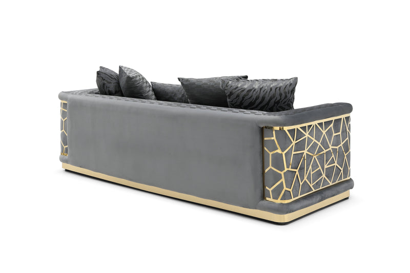 Glory Furniture Talia Black Sofa