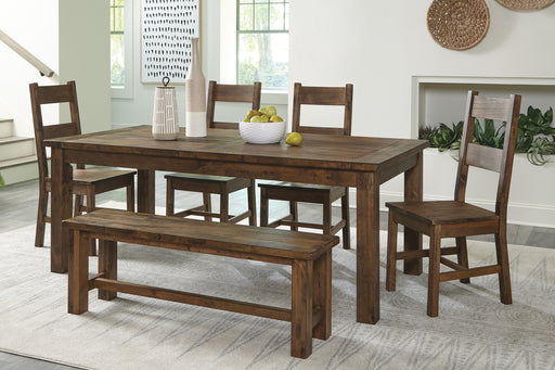 Home Elegance Jerrick Brown 6pc Dining Room Set