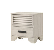 Crown Mark Sarter White Night Stand