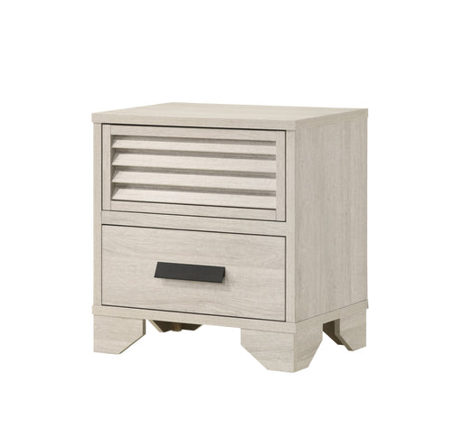 Crown Mark Sarter White Night Stand