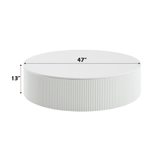 Acme Furniture Dyllan White High Gloss 3pc Coffee Table Se