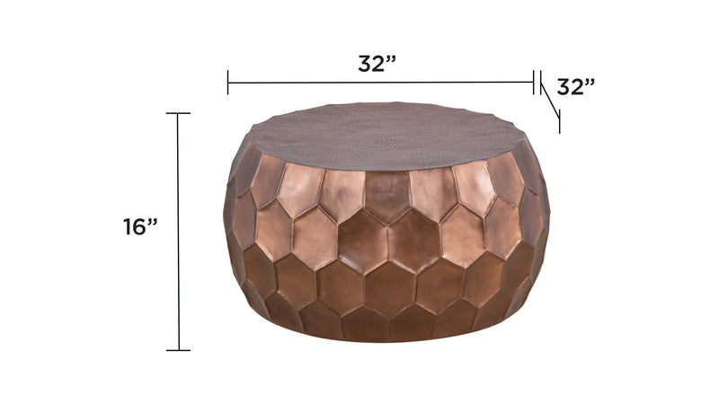 Galaxy Home 101 Copper 3pc Coffee Table Set