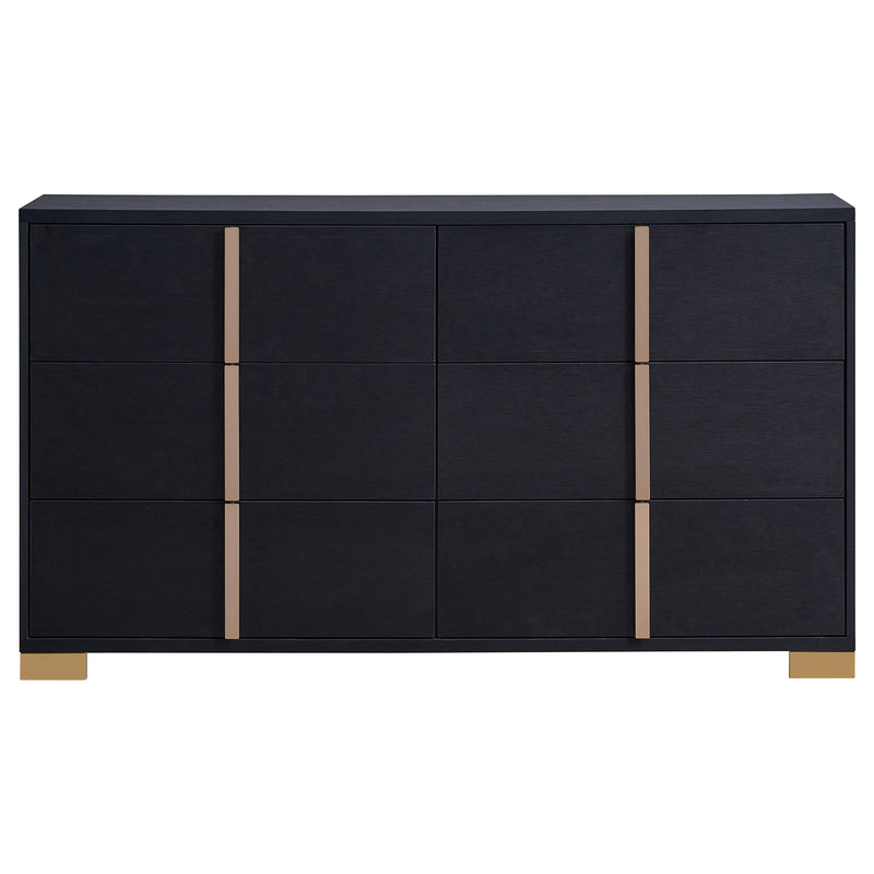 Coaster Furniture Marceline Black 6 Drawers Dresser