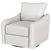 Coaster Furniture Madia Vanilla Ivory Swivel Glider Chair