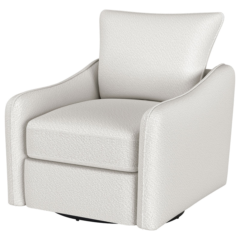 Coaster Furniture Madia Vanilla Ivory Swivel Glider Chair