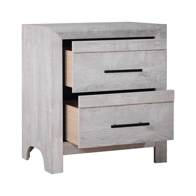 New Classic Furniture Biscayne Driftwood Gray Nightstand