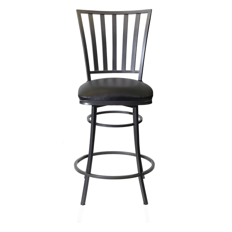 Steve Silver Stellan Black Swivel Counter Stool