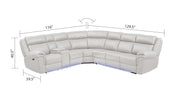 Galaxy Home Aviator Ice Recliner Sectional