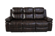 New Classic Furniture Kellen Brown Power Sofa with Drop Down Tray