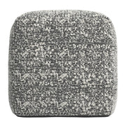 Steve Silver Nahara Black Boucle Woven Square Pouf