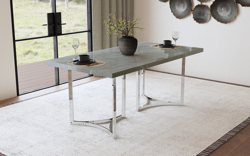 Coaster Furniture Sterling Grey Rectangular Dining Table