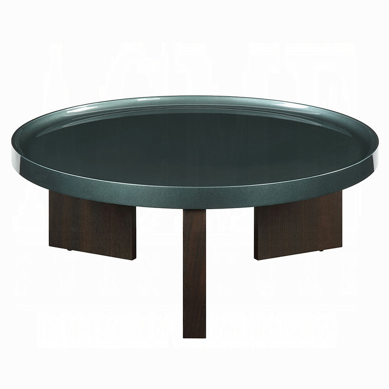 Acme Furniture Lakita Blackish Green Smoked Oak Coffee Table