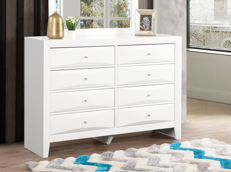Glory Furniture Marilla Silver Champagne Dresser