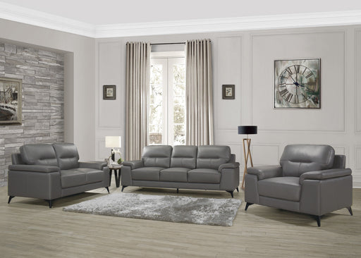 Home Elegance Mischa Dark Gray 3pc Living Room Set