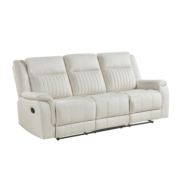Home Elegance Dean Dove Double Reclining Sofa