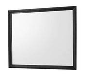 Crown Mark Micah Black Dresser and Mirror