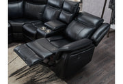 Global Furniture UM02 Black Sectional with LED