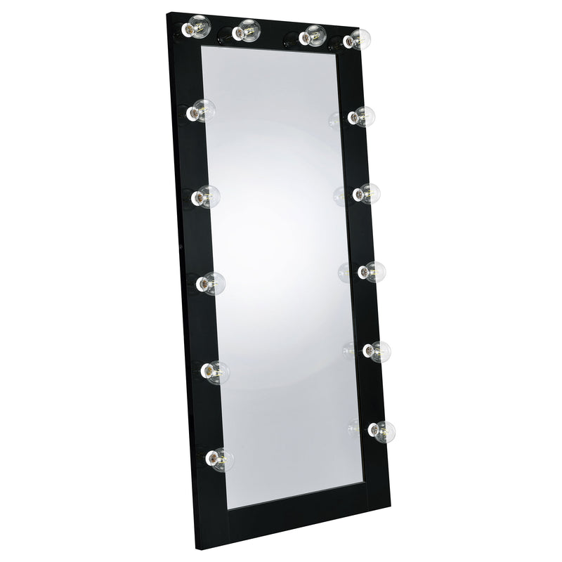 Coaster Furniture Zayan Black LED Floor Mirror