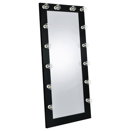 Coaster Furniture Zayan Black LED Floor Mirror