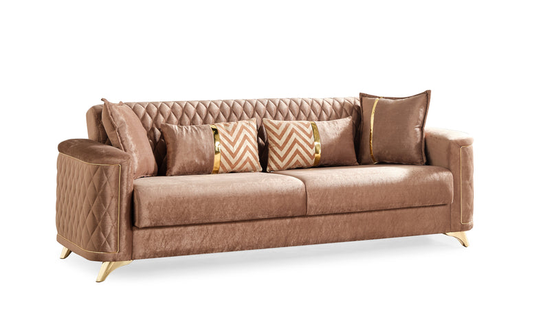 Galaxy Home Luna Copper 2pc Living Room Set