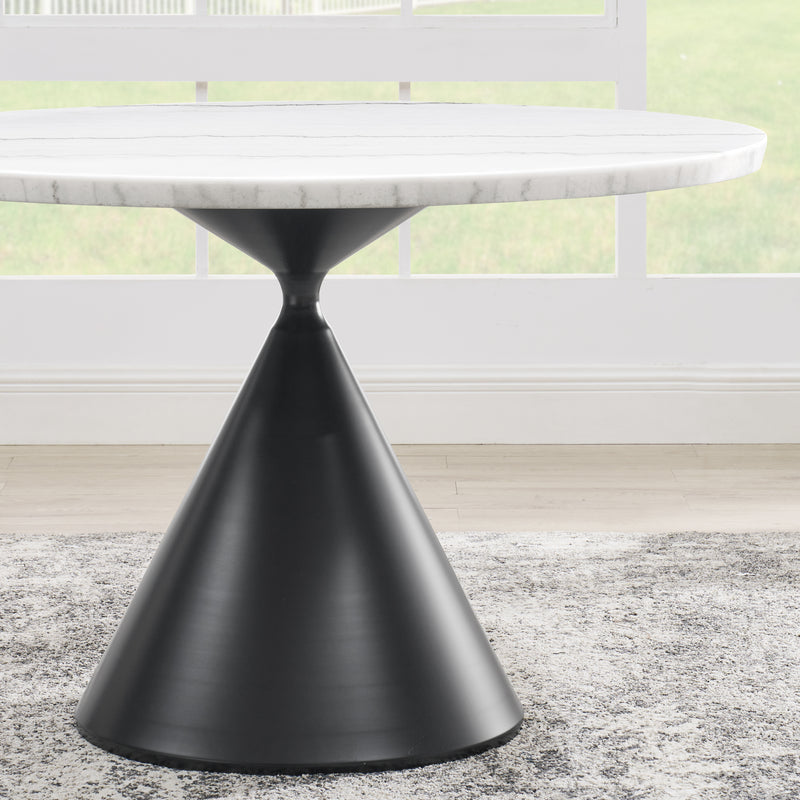 Steve Silver Conrad White Gold 48 Inch Table