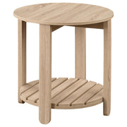Coaster Furniture Fowler Natural Brown End Table