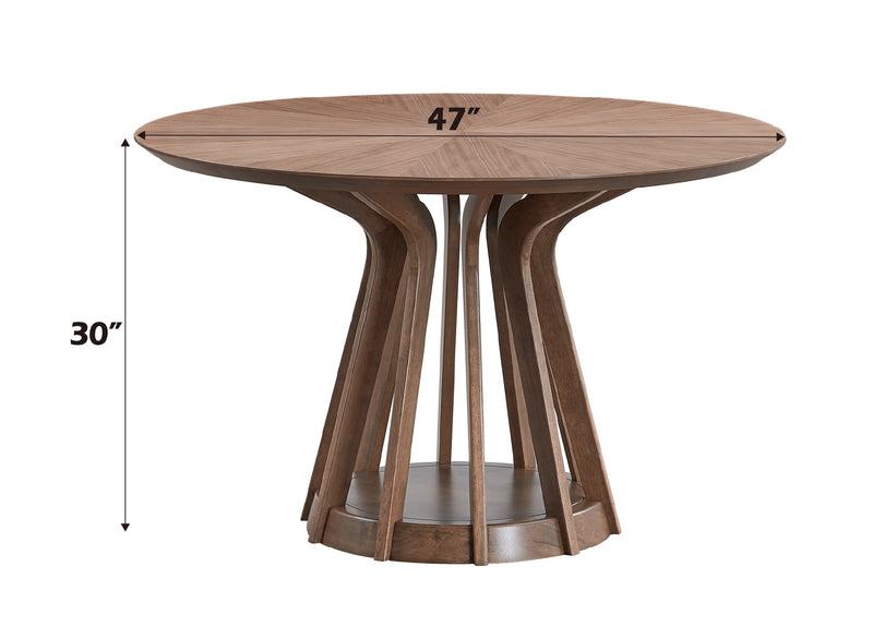 Acme Furniture Seda Gray Walnut 5pc Dining Room Set