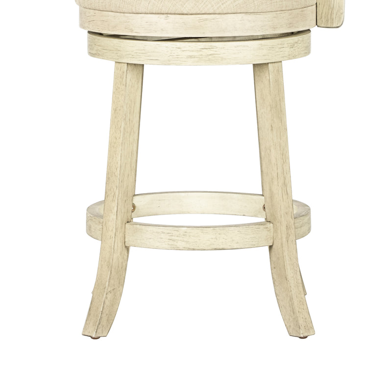 New Classic Furniture York White 24 Inch Counter Stool