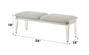 Acme Furniture Laveda Light Gray Bench