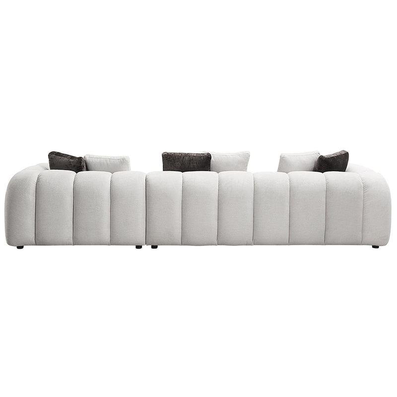 Acme Furniture Manilla Ivory White Sectional