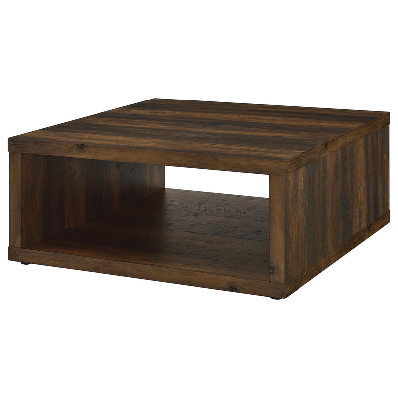 Coaster Furniture Frisco Dark Pine Brown Coffee Table