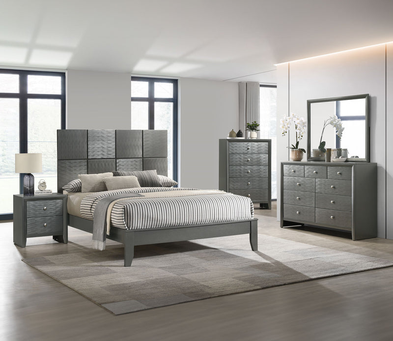 Crown Mark Denker Gun Metal Chest