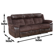 Steve Silver Pueblo Coffee Manual Recliner Sofa