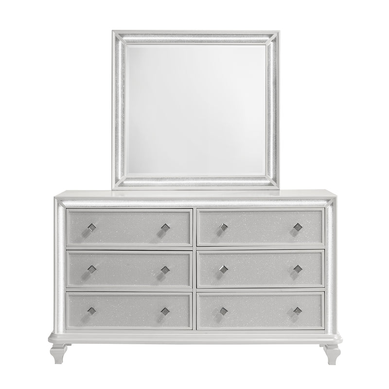 New Classic Furniture Stardust White Dresser