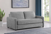 Coaster Furniture Rylie Grey Sofa Sleeper with Queen Mattress