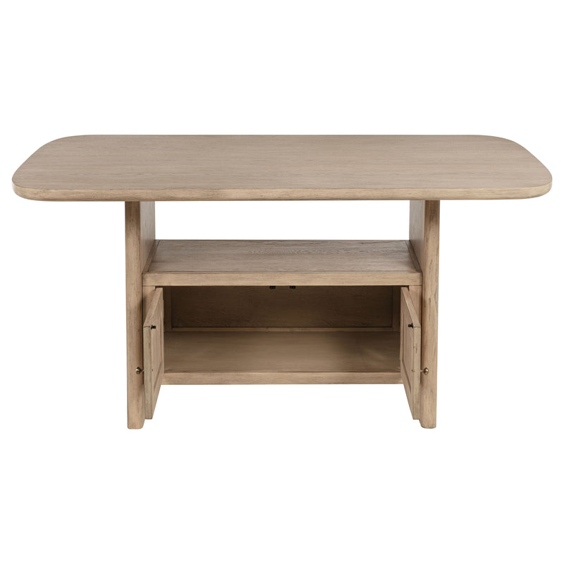 Coaster Furniture Kailani Beige Oak Counter Height Table