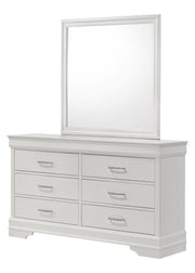Crown Mark Amalia Champagne Silver Mirror
