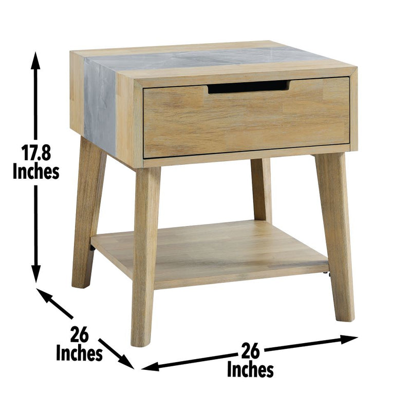 Steve Silver Calgary Natural 3pc Coffee Table Set