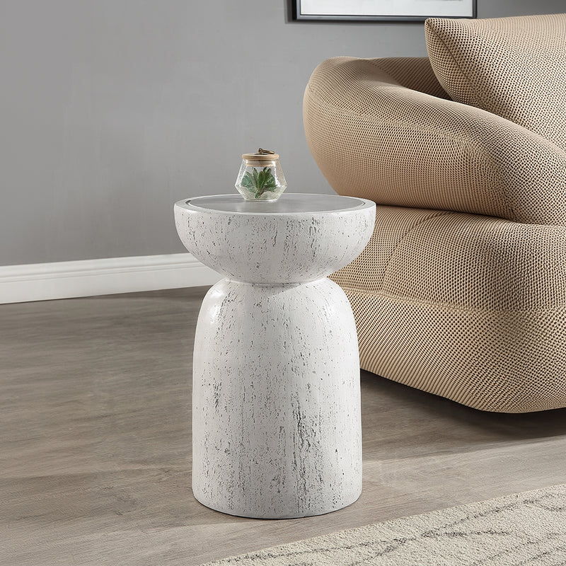 Acme Furniture Dylana Natural Gray Accent Table