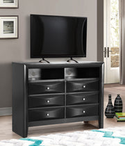 Glory Furniture Marilla Black Media Chest