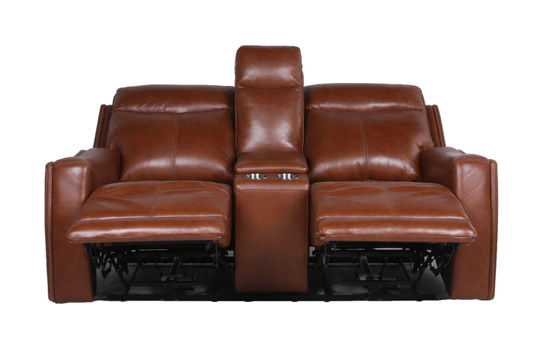 Steve Silver Natalia Coach Recliner Console Loveseat