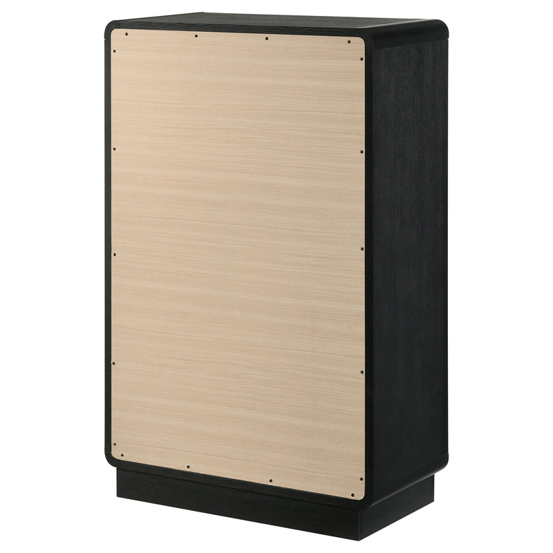 Coaster Furniture Cavelle Black 5 Drawer Chest