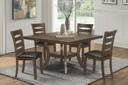 Home Elegance Darla Brown 5pc Dining Room Set